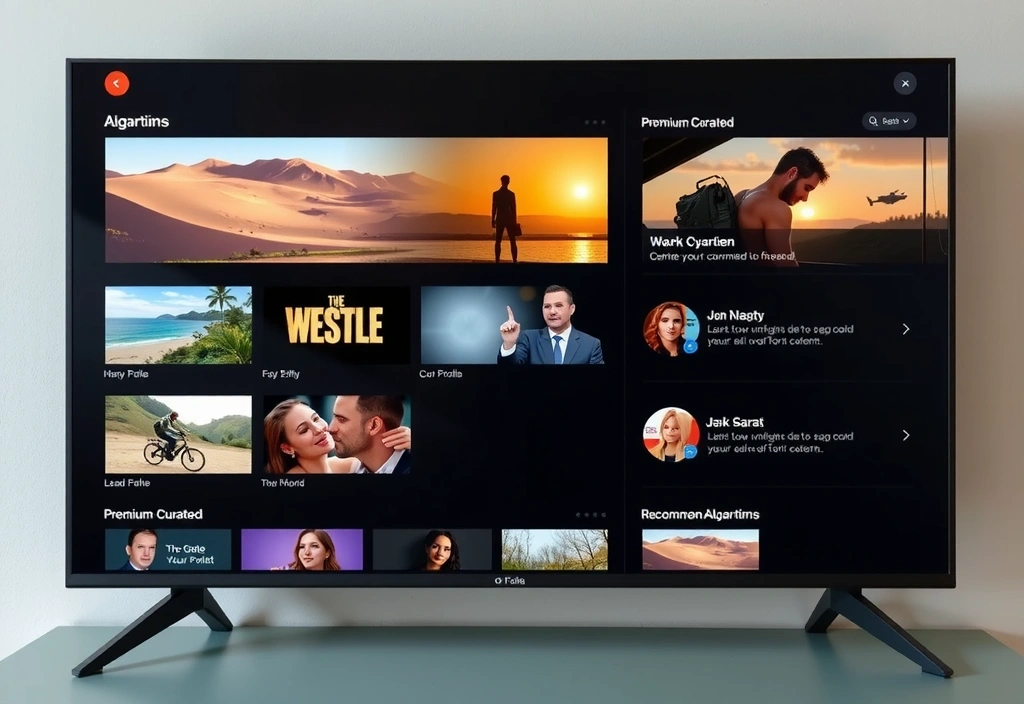 UniqueApp platform interface showing curated content and user-friendly design